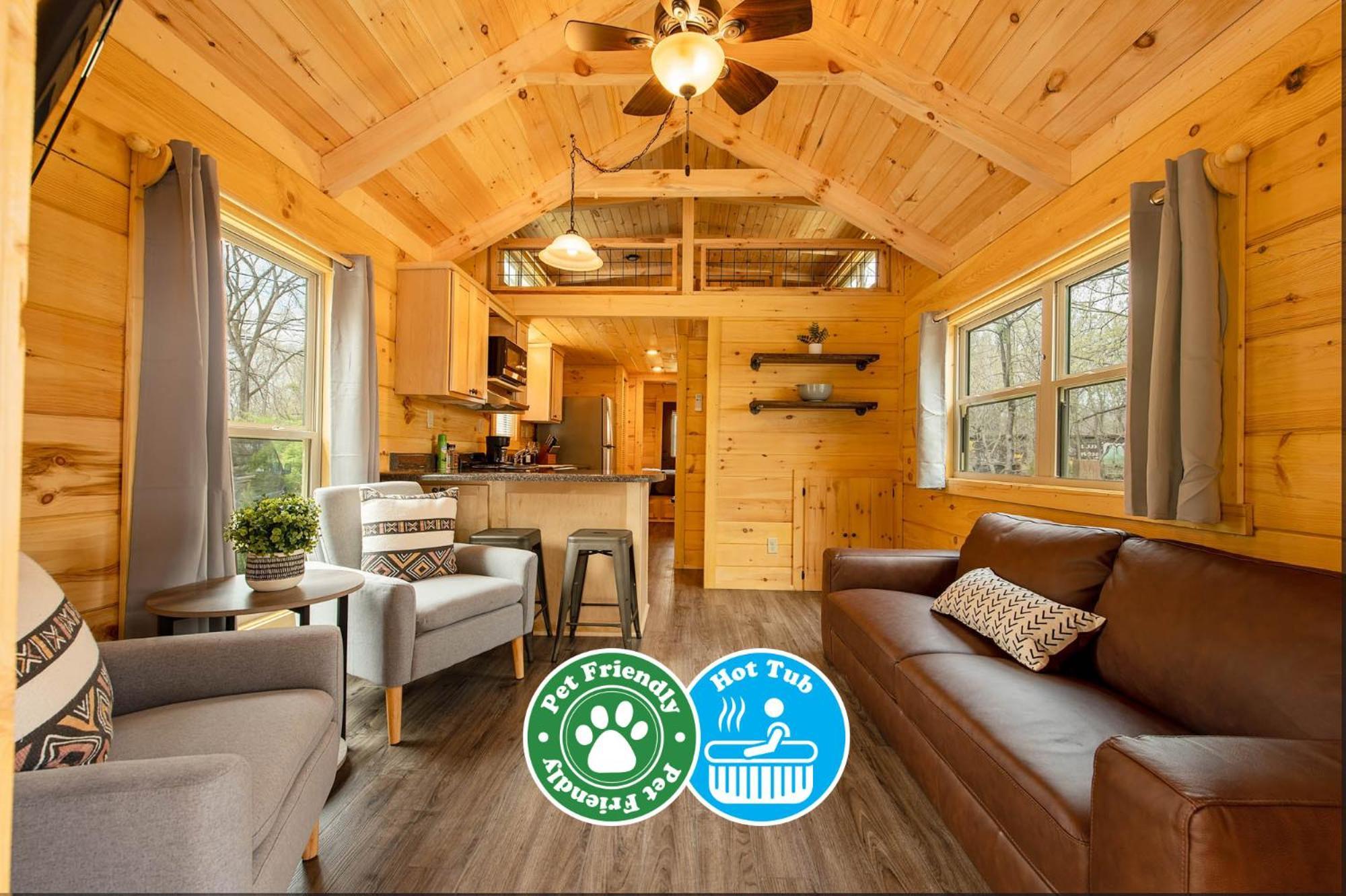 Meg Cabin Tiny Rustic Comfort On Lookout Mtn Chattanooga Exterior photo